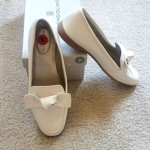 Bandolino white shoes.